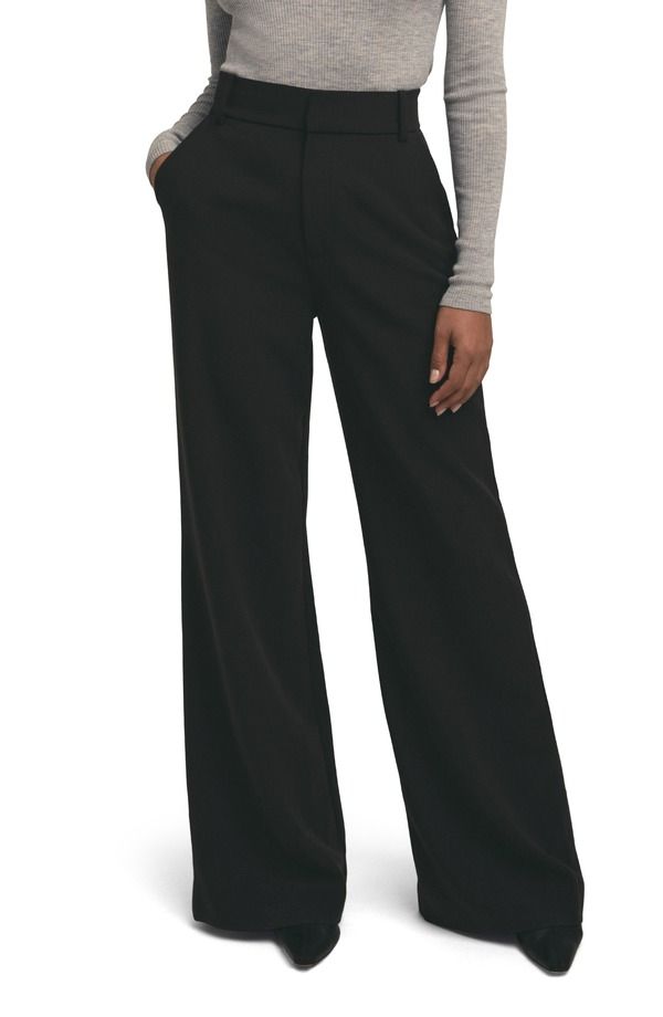 フェイバリット ドーター レディース ボトムス レギンス ワイドレッグ パンツ Favorite Daughter The Jones Wide Leg Pants Black ブラック
