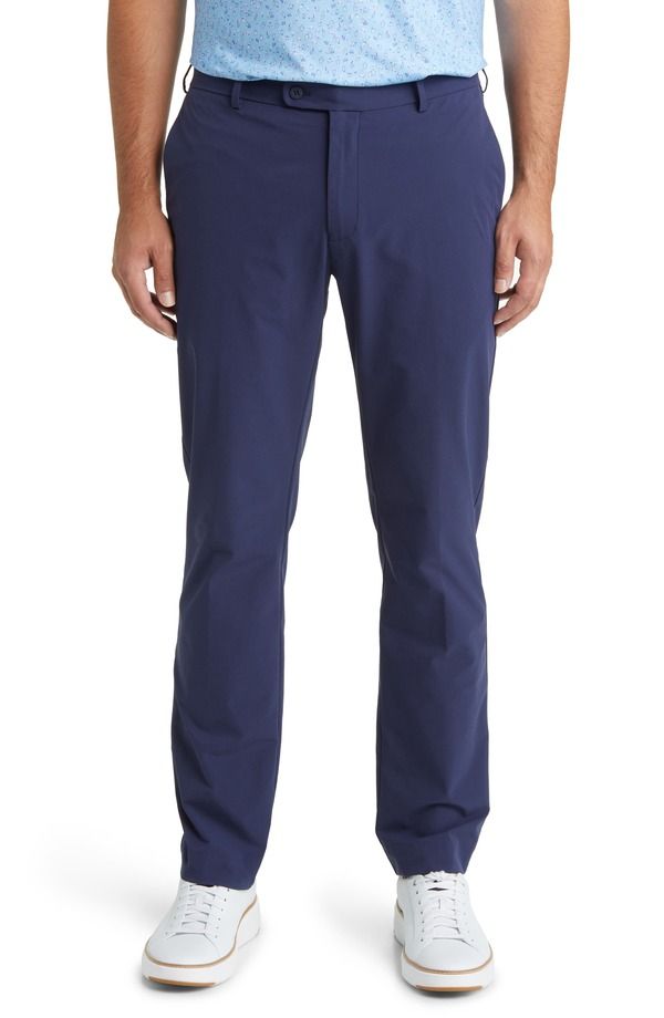 ピーター・ミラー メンズ ボトムス カジュアルパンツ Peter Millar Mens Crown Crafted Surge Performance Flat Frontrousers Navy ネイビー