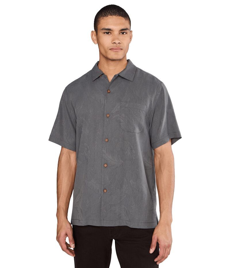 トッミーバハマ メンズ トップス シャツ Tommy Bahama Catch Of The Day Fogrey グレー
