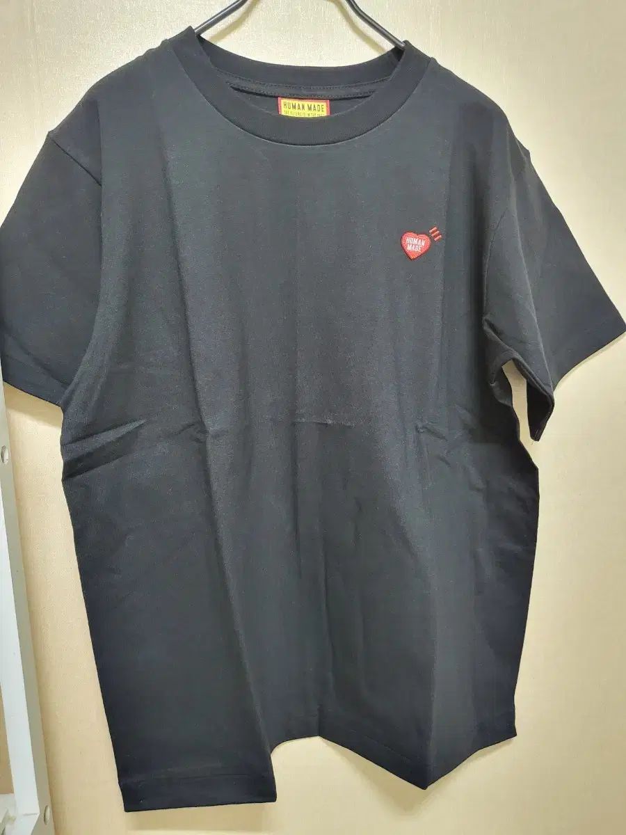 (新品) HUMAN MADE ヒューマンメイド ハート ロゴ ブラック 半袖 Tシャツ M