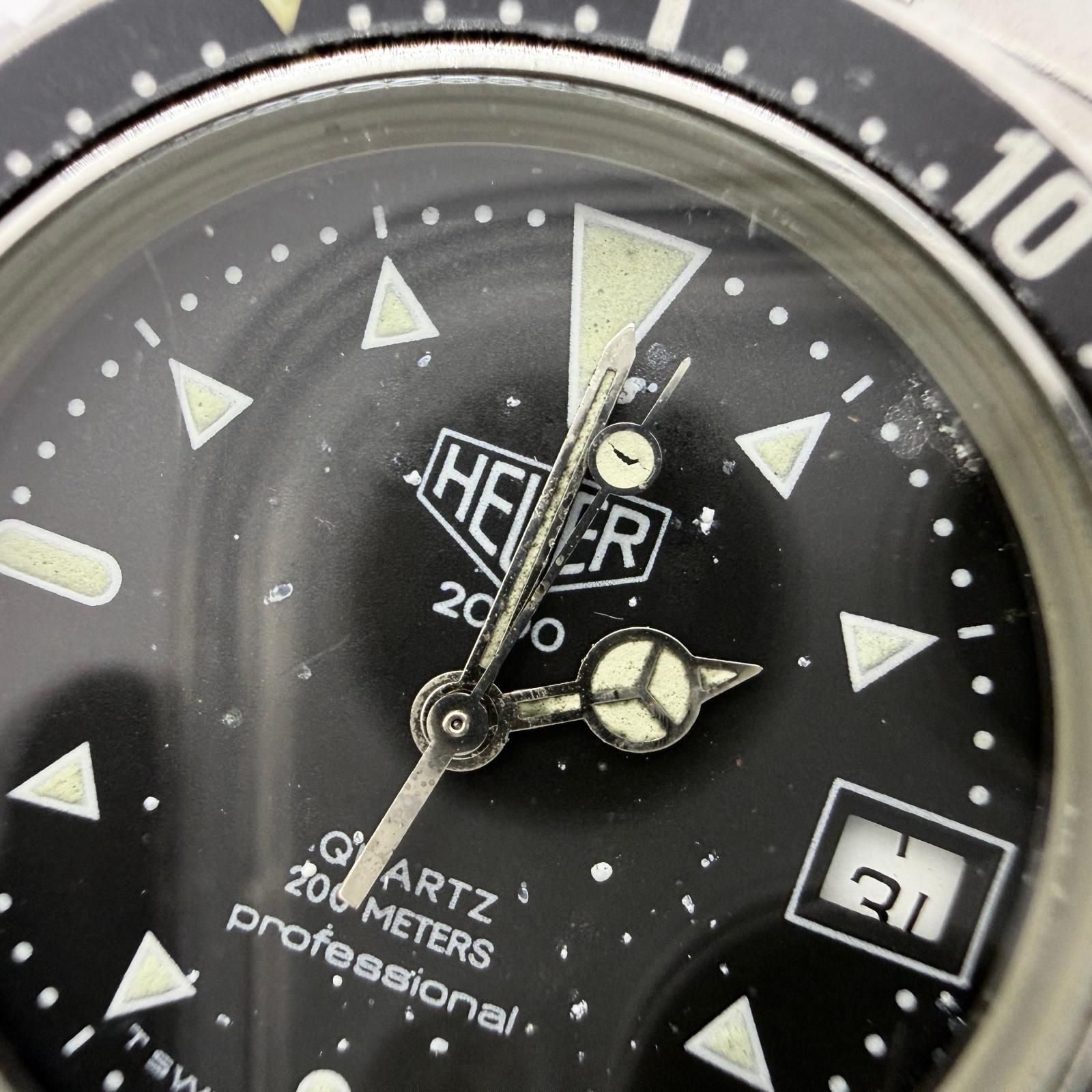 TAG HEUER タグホイヤー 973.013 ブラック QZ メンズ 腕時計 訳あり