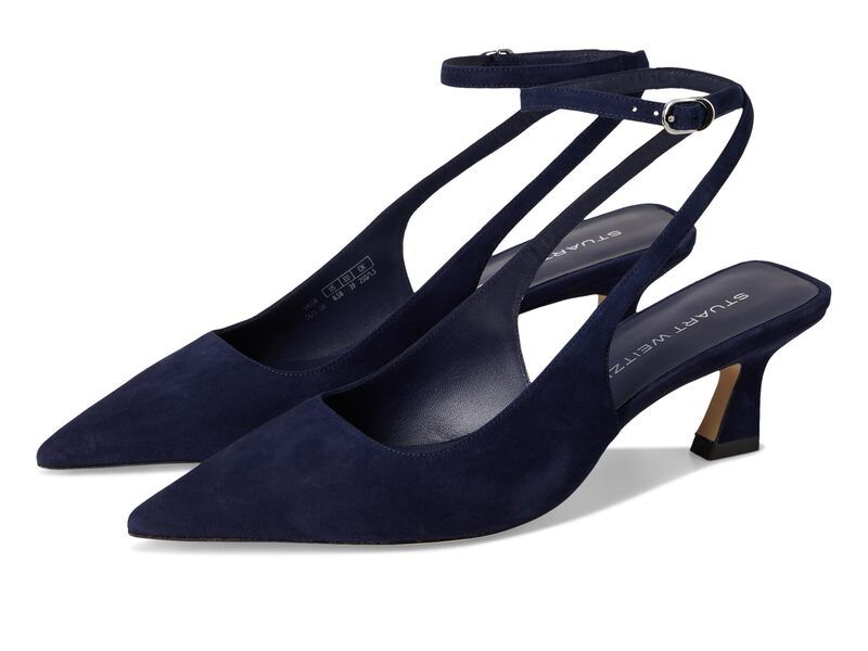 スチュアート ワイツマン レディース シューズ ヒール Stuart Weitzman Vinnie 50 Strapump Nice Blue ブルー