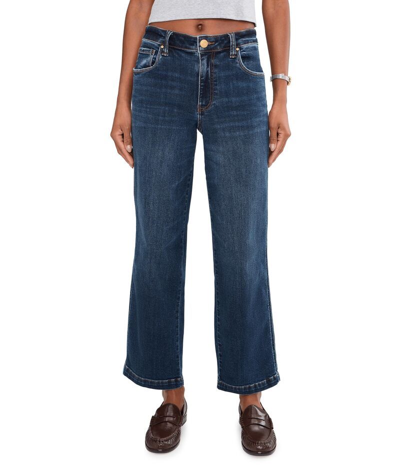 カットフロムザクロス レディース ボトムス デニムパンツ ストレート KUT from the Kloth Pattie HighRiseStraight Leg FivePockets in Happy