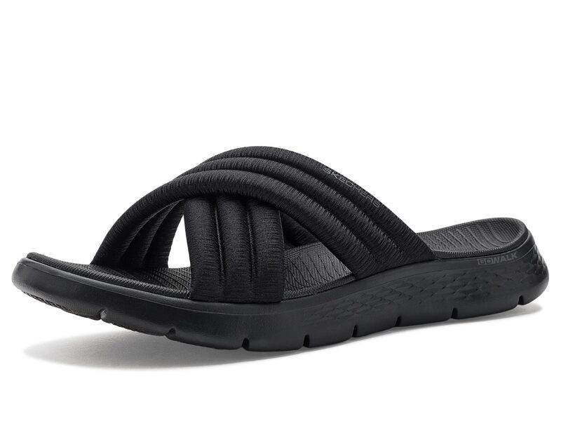 スケッチャーズ レディース シューズ サンダル SKECHERS OnTheGo Walk Flex Sandals w Puffy Crossband BlackBlack ブラック