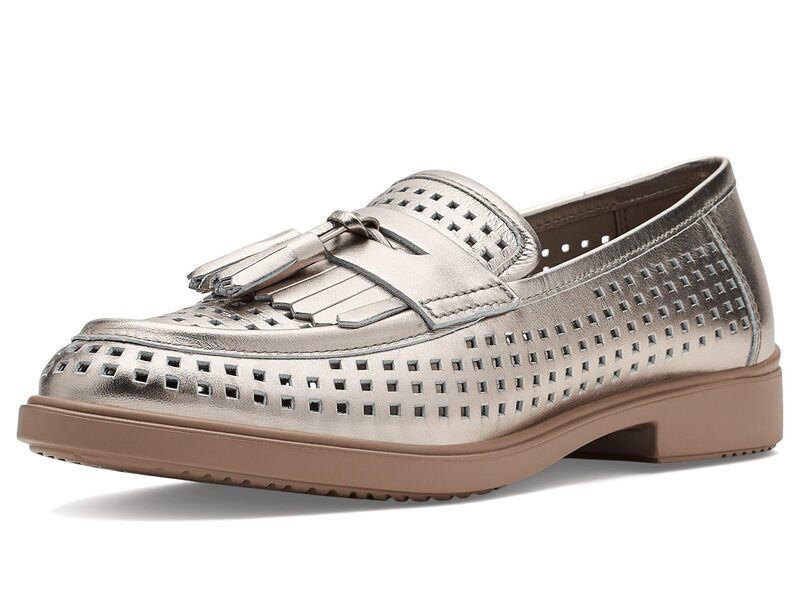エコー レディース シューズ スリッポン・ローファー ECCO Dress Classic 15 Perforated Tasseloafers Pure Cashmere F