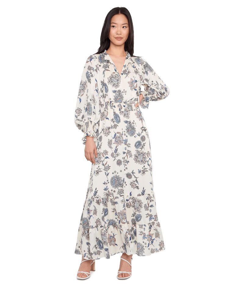 ヴィンスカムート レディース トップス ワンピース Vネック マキシ Vince Camuto VNeck Long Sleeve Maxi Vanilla Ice