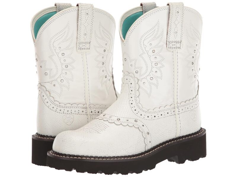 アリアト レディース シューズ ブーツ・レインブーツ Ariat Gembaby Western Boot White Snakemb ホワイト