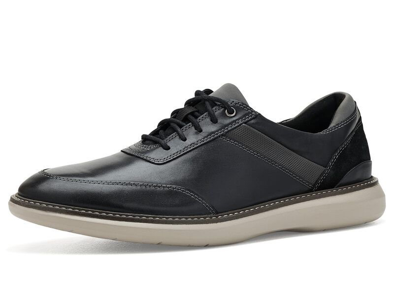 クラークス メンズ シューズ オックスフォード Clarks Brantin Style Black Leather ブラック