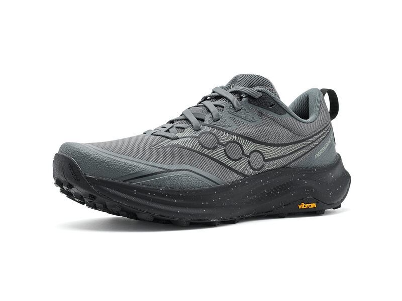 サッカニー メンズ シューズ スニーカー Saucony Peregrine 16 CarbonBlack ブラック