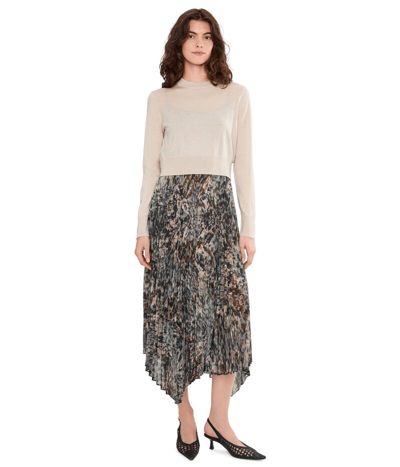 オールセインツ レディース トップス ワンピース AllSaints Anni Dress Canter Fawn Bro