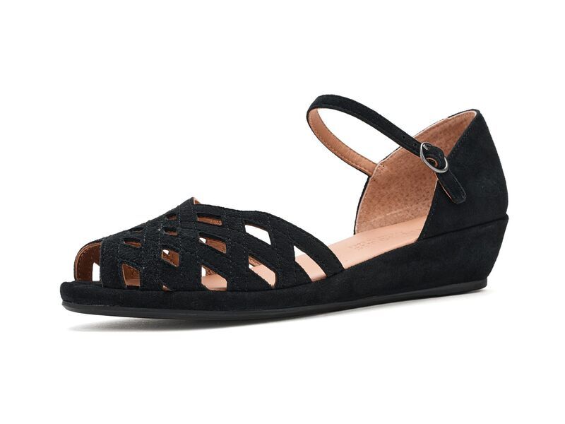 ケネスコール レディース シューズ ヒール Gentle Souls by Kenneth Cole Loren Black Suede ブラック