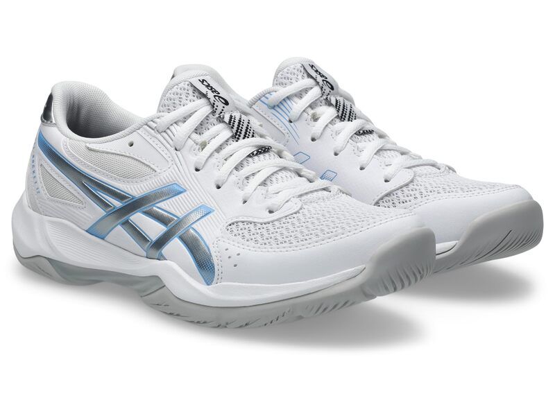 アシックス レディース シューズ スニーカー ASICS GelRocket 12 WhiteCloud Gre ホワイト