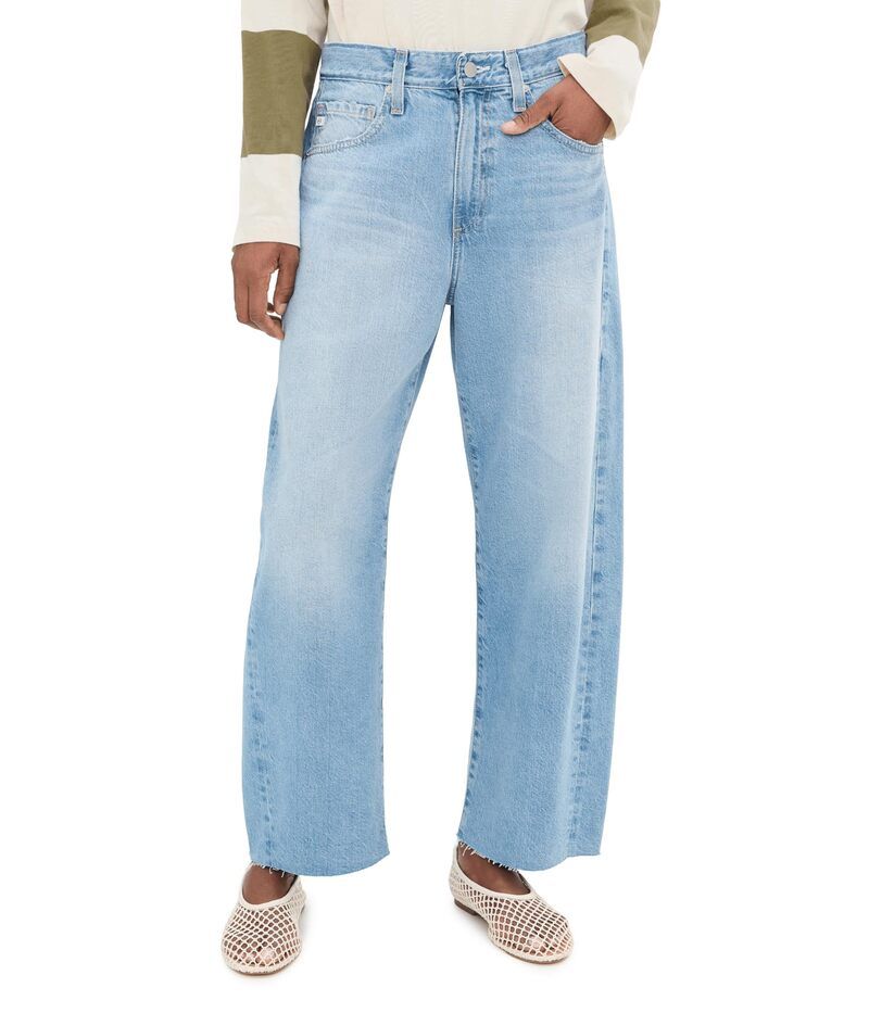 エージージーンズ レディース ボトムス デニムパンツ AG Jeans Hattie HighRise Crop Barrel in Gesture