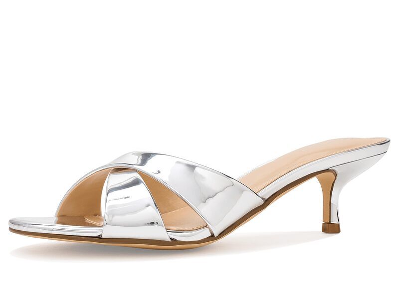 カルバンクライン レディース シューズ ヒール Calvin Klein Skylor Silver Mirror M シルバー