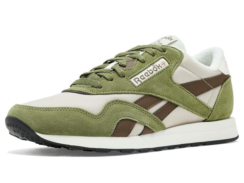 リーボック メンズ シューズ スニーカー ナイロン Reebok Lifestyle Classic Nylon Gritty GreenSi グリーン