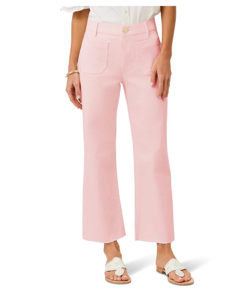 リリーピュリッツァー レディース ボトムス カジュアルパンツ ジーンズ Lilly Pulitzer Harleen HighRise Crop Jeans Pink Muse ピンク