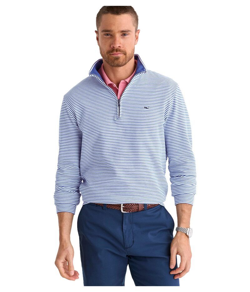 ヴァインヤードヴァインズ メンズ アウター パーカー・スウェット ハーフジップ Vineyard Vinesaltwater Quarter Zip White Bradley S ホワイト