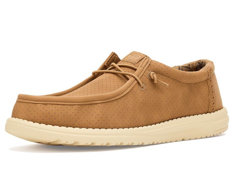 ヘイデュード メンズ シューズ Hey Dude Wally Perf Classic Bone BrownBoul ブラウン