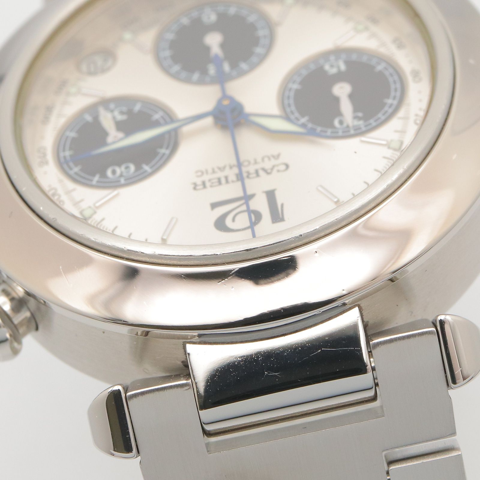 CARTIER カルティエ パシャC クロノグラフ 腕時計 - メルカリ