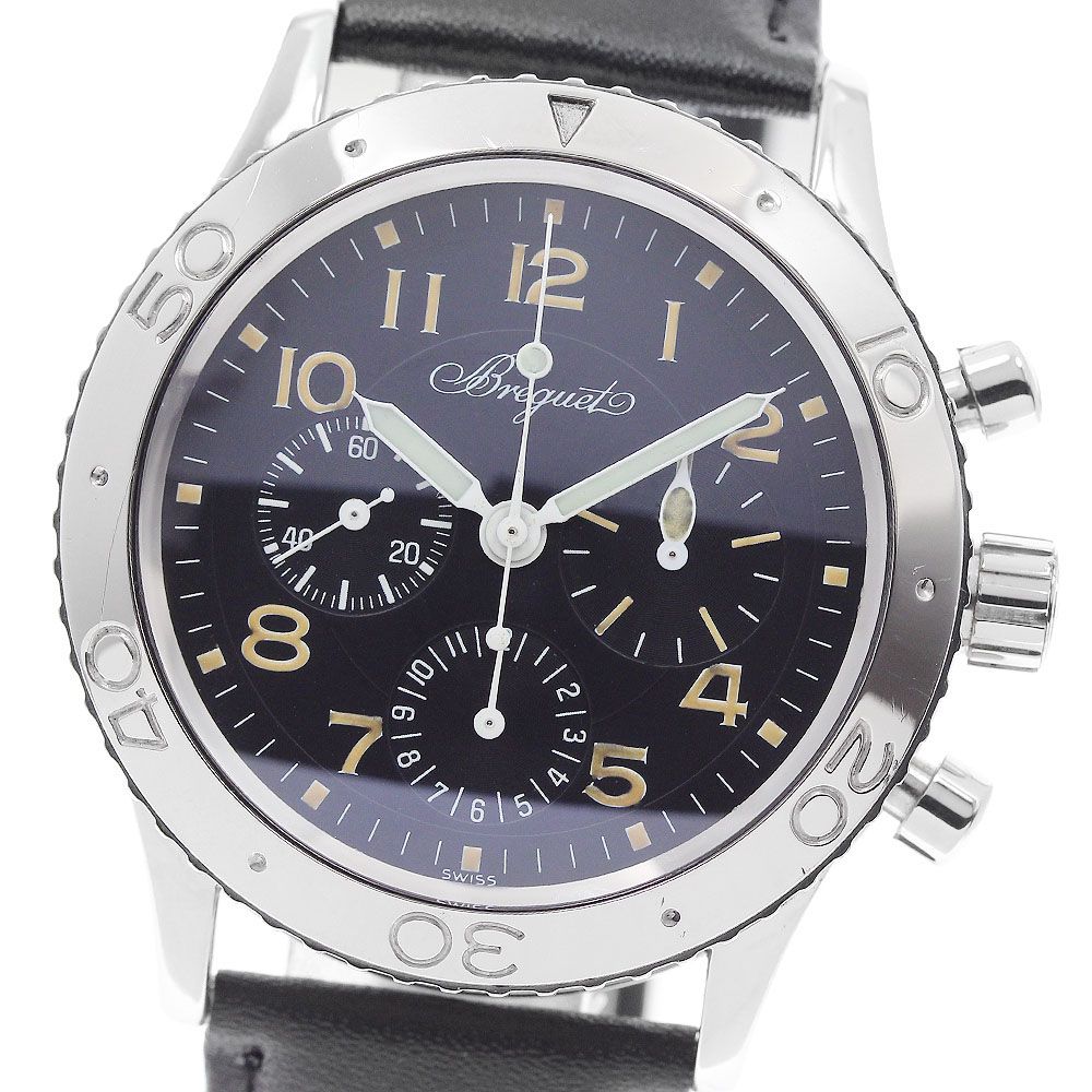 ブレゲ Breguet 3800 アエロナバル TYPEXX クロノグラフ 自動巻き メンズ _958630