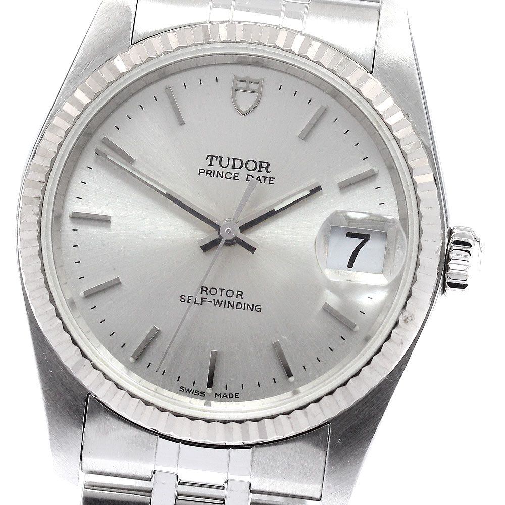 チュードル TUDOR 74034 プリンスデイト WGベゼル 自動巻き メンズ _949583