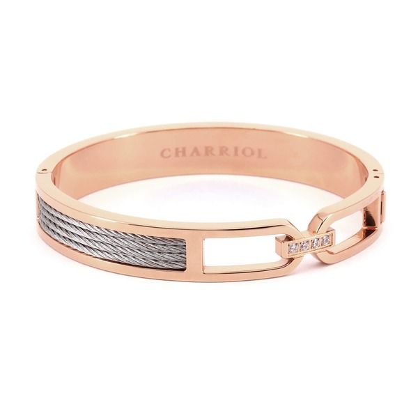 シャリオール レディース アクセサリー ブレスレット・バングル・アンクレット CHARRIOL Buzio Bangle Rose Gold Pvd ゴールド