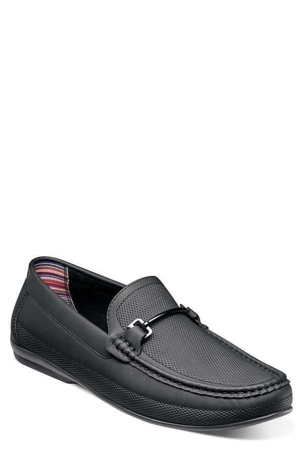 ステイシーアダムス メンズ シューズ ローファー Stacy Adams Colton Bit Loafer Black ブラック