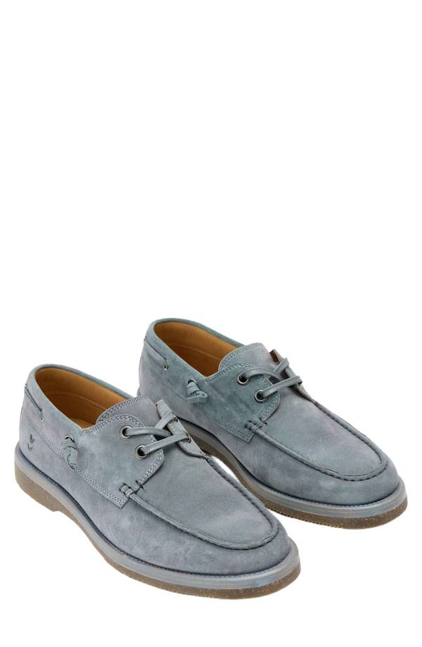 ジョンバルベイトス メンズ シューズ スリッポン・ローファー John Varvatos Varick Deck Shoe Oiled Blue ブルー