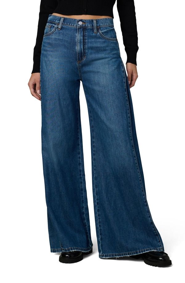 ジョーズ レディース ボトムス デニムパンツ ワイドレッグ ハイウエスト ジーンズ Joes The Side Pleat High Waist Wide Leg Jeans Cherished