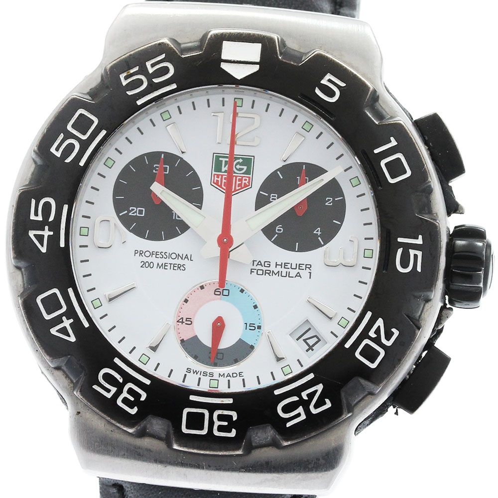訳あり タグホイヤー TAG HEUER CAC1111-0 フォーミュラ1 クロノグラフ デイト クォーツ メンズ _960292