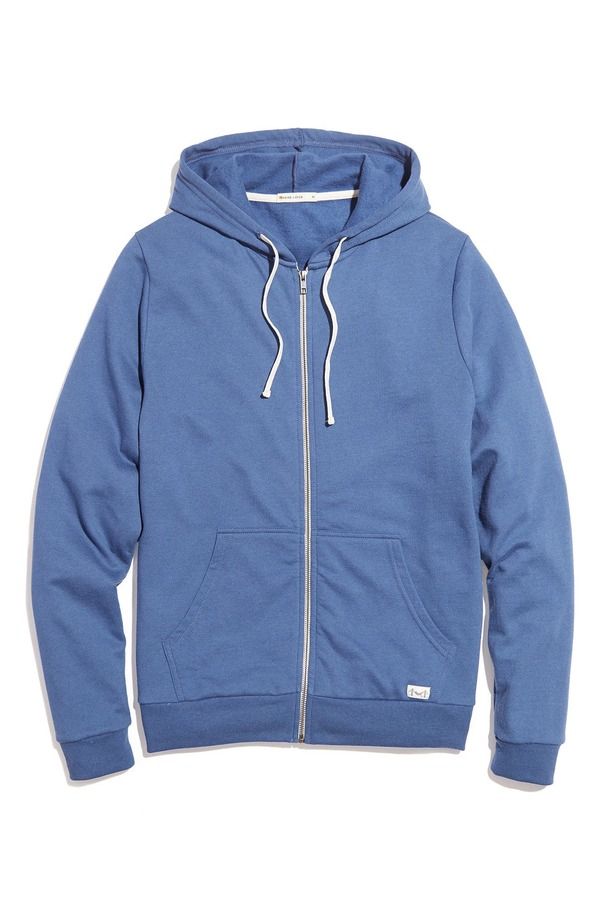 マリーン レイヤー メンズ アウター パーカー・スウェット Marine Layer Afternoon Full Zip Hoodie Navy ネイビー