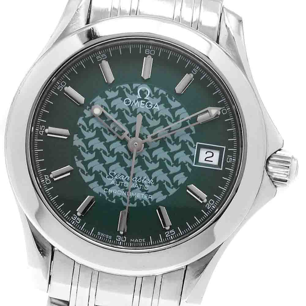 オメガ OMEGA 2506.70 シーマスター120 ジャックマイヨール1998 デイト 自動巻き メンズ 保証書付き_955159