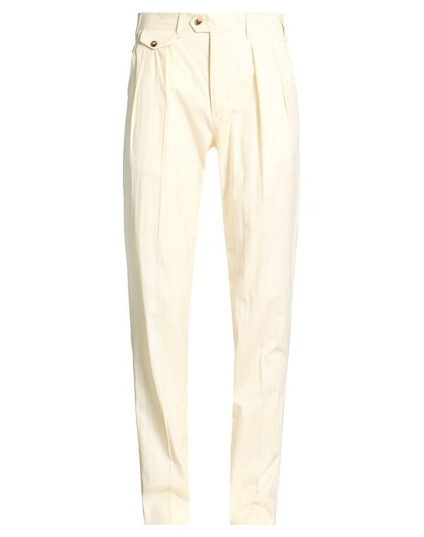 ラルディーニ メンズ ボトムス カジュアルパンツ LARDINI パンツ Ivory アイボリー
