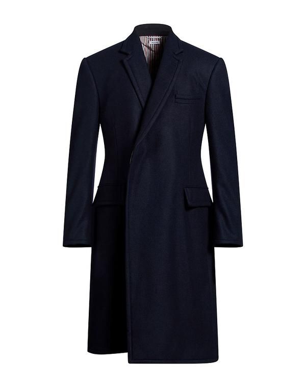 トムブラウン メンズ アウター コート THOM BROWNE コート Navy ネイビー