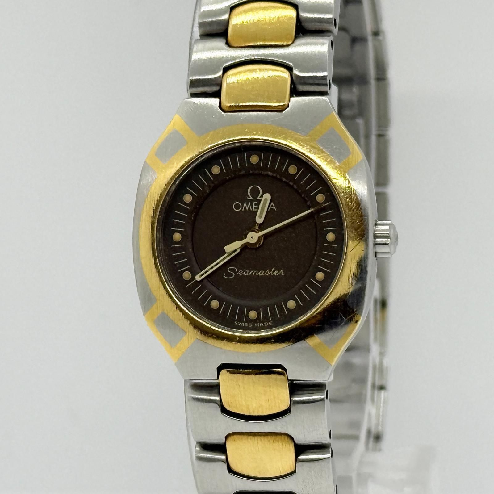 OMEGA オメガ SEAMASTER シーマスター ポラリス グレー QZ レディース