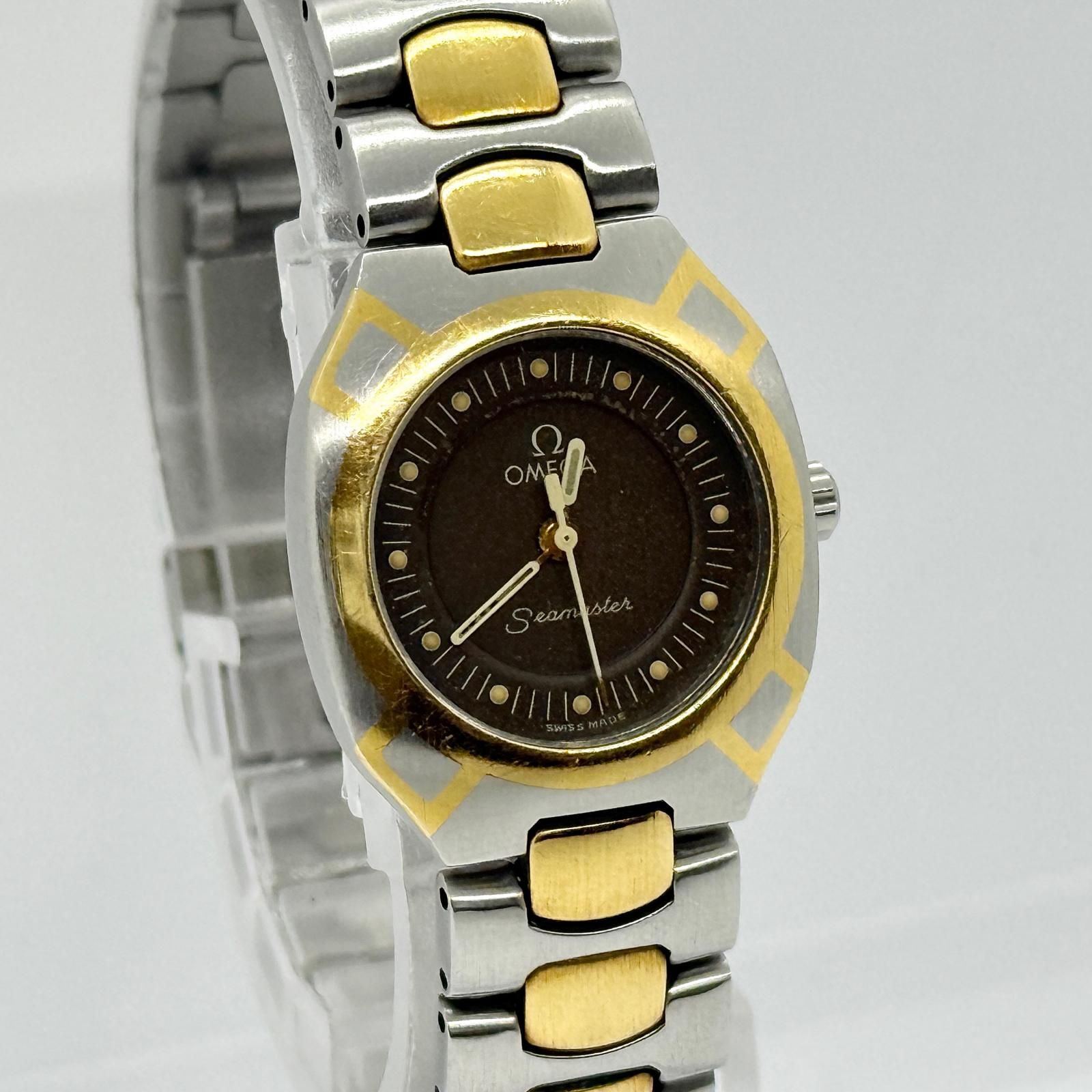 OMEGA オメガ SEAMASTER シーマスター ポラリス グレー QZ レディース 
