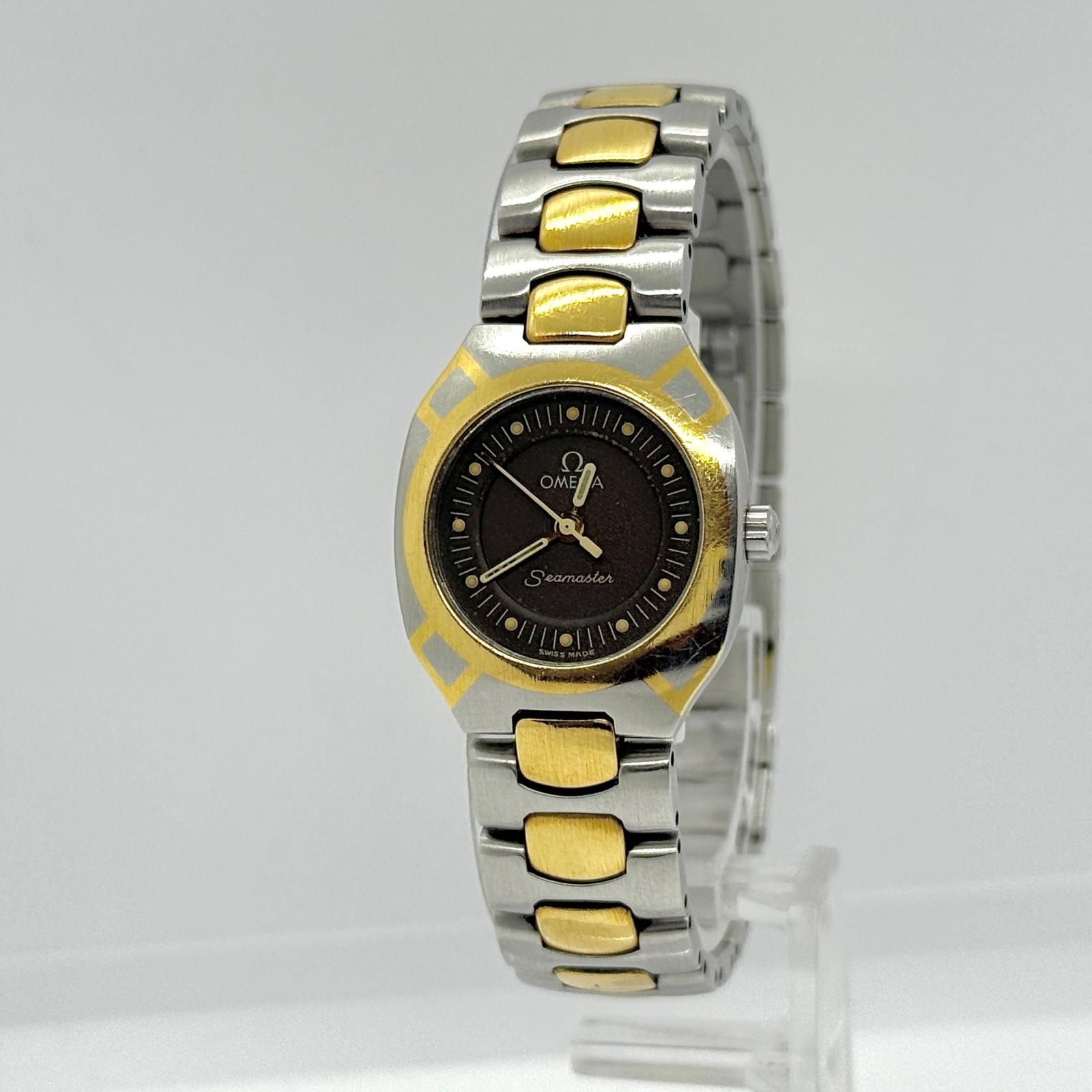 OMEGA オメガ SEAMASTER シーマスター ポラリス グレー QZ レディース 