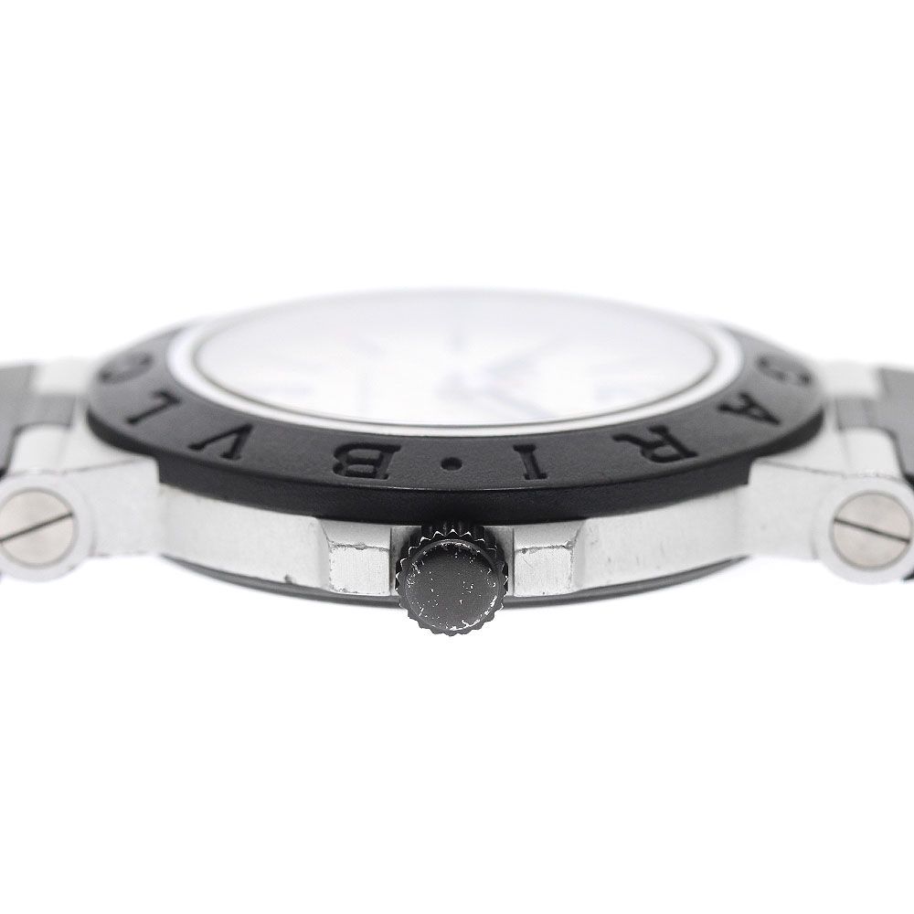 ベルト訳あり ブルガリ BVLGARI AL38A アルミニウム デイト 自動巻き