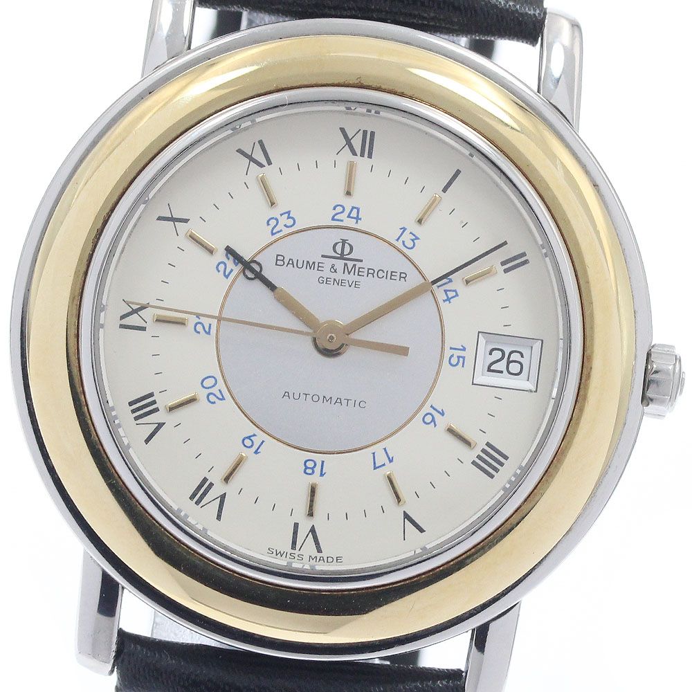 ボーム＆メルシェ Baume & Mercier 3137.018 ラウンド デイト 自動巻き メンズ _957019 ボーム＆メルシェ Baume & Mercier 3137.018 ラウンド デイト 自動巻き