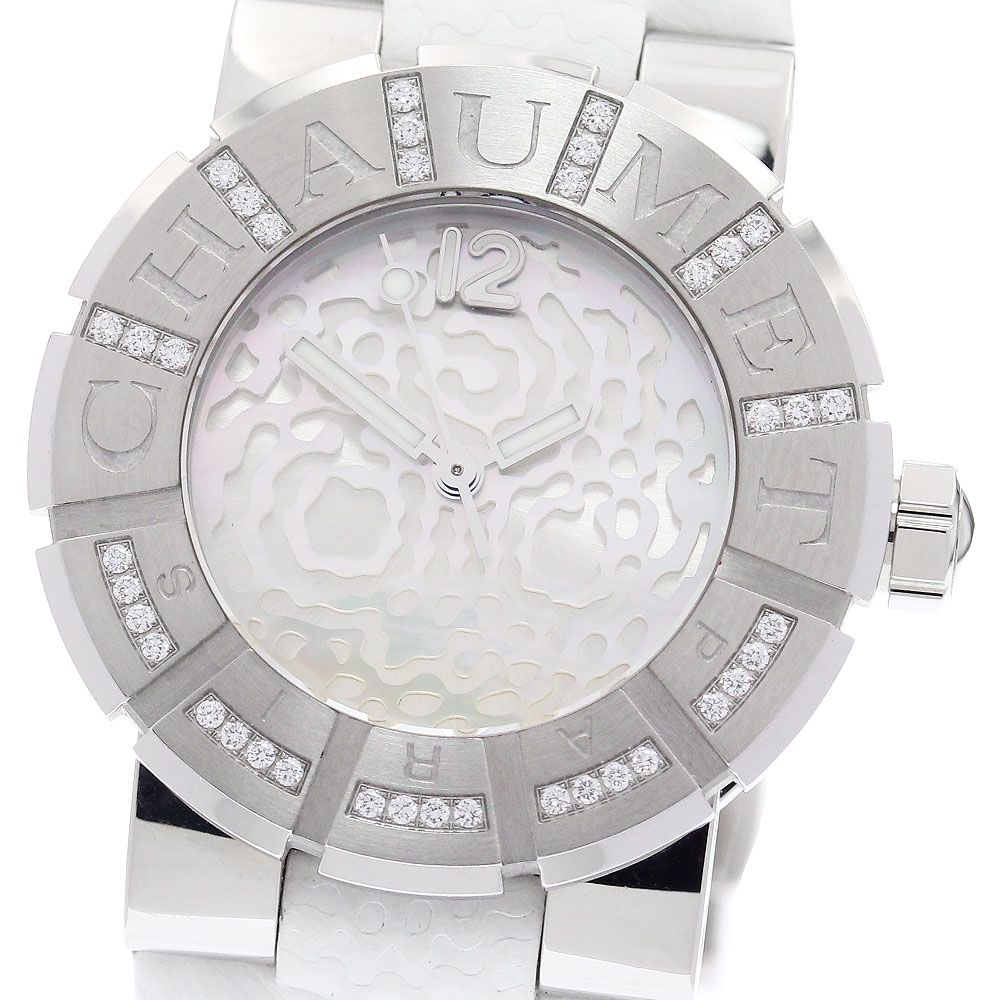 ショーメ Chaumet 622C-A0103 クラスワン ダイヤベゼル クォーツ レディース 良品 保証書付き_959413