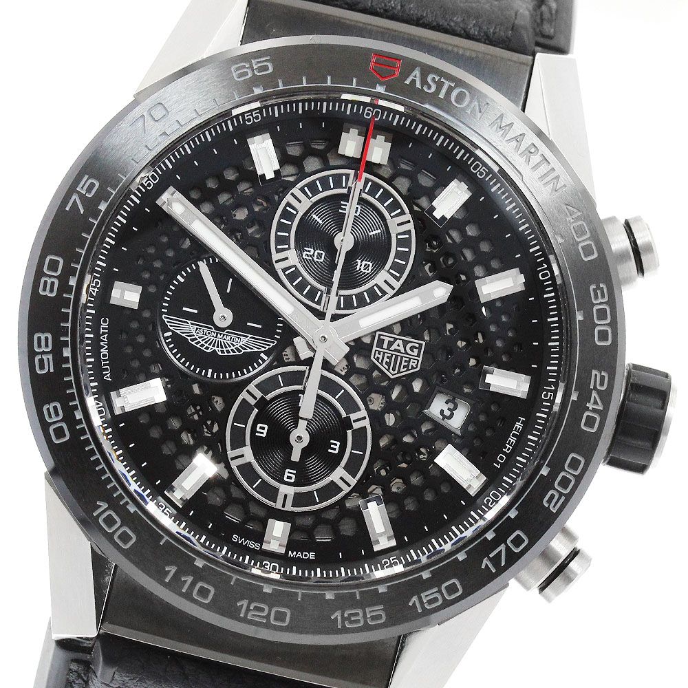 タグホイヤー TAG HEUER CAR2A1AB キャリバーホイヤー01 アストンマーチン スペシャルエディション 自動巻き メンズ 保証書付き_960853