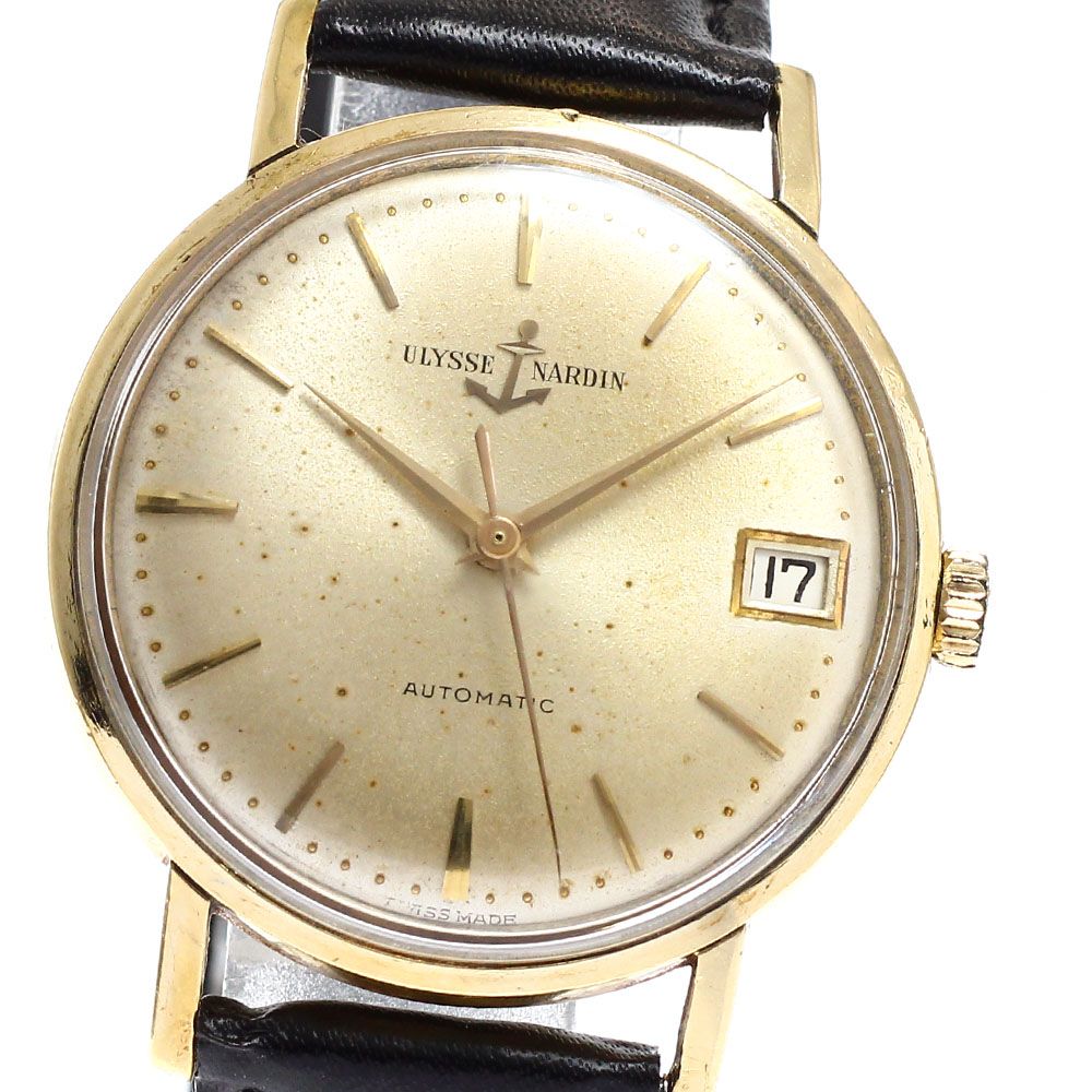 訳あり ユリス・ナルダン Ulysse Nardin K18YG cal.N74 自動巻き