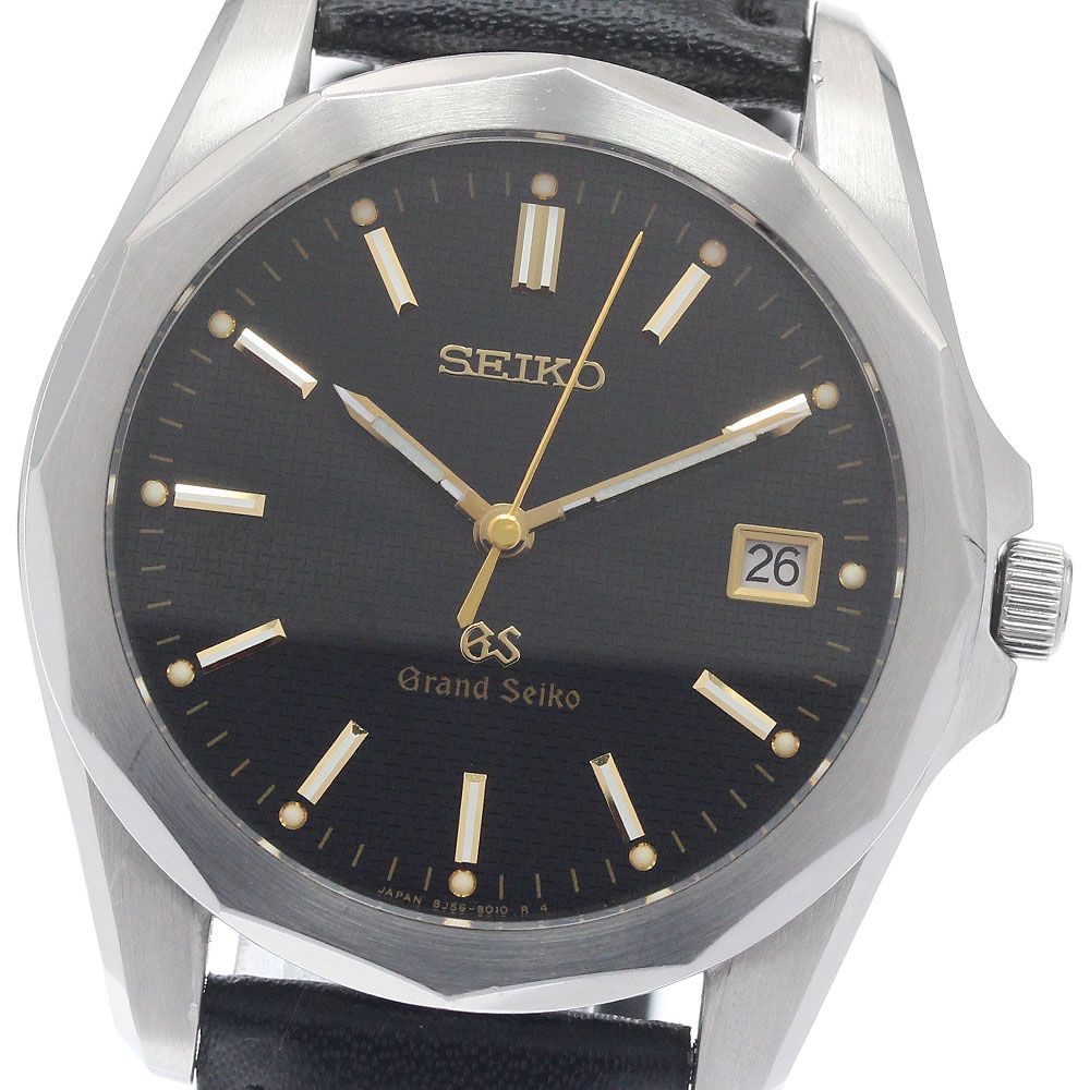 セイコー SEIKO 8J56-8010/SBGF005 グランドセイコー デイト クォーツ メンズ 内箱・保証書付き_958588