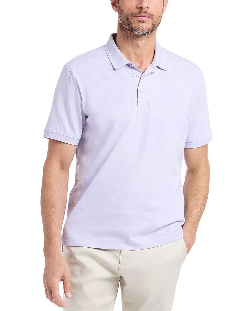 ロバートグラハム メンズ トップス ポロシャツ ニット Robert Graham Linford Knit Polo Shirt Lilac ライラック