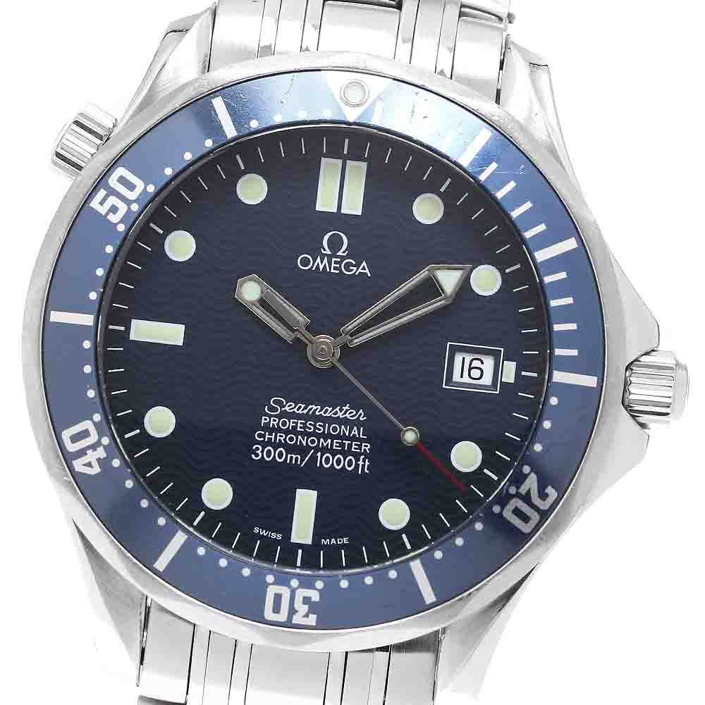 オメガ OMEGA 2531.80 シーマスター300 デイト 自動巻き メンズ _958709