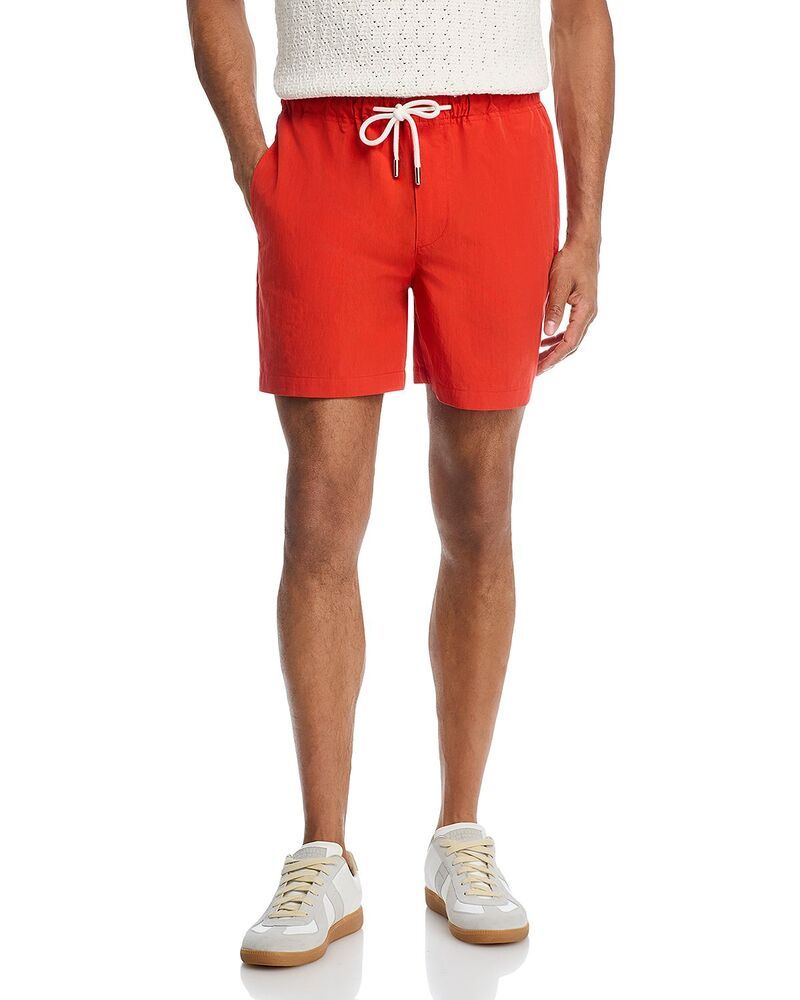 フレーム メンズ ボトムス ハーフパンツ・ショーツ ナイロン ショートパンツ FRAME Washed Nylon Shorts Exclusive Washed Red レッド
