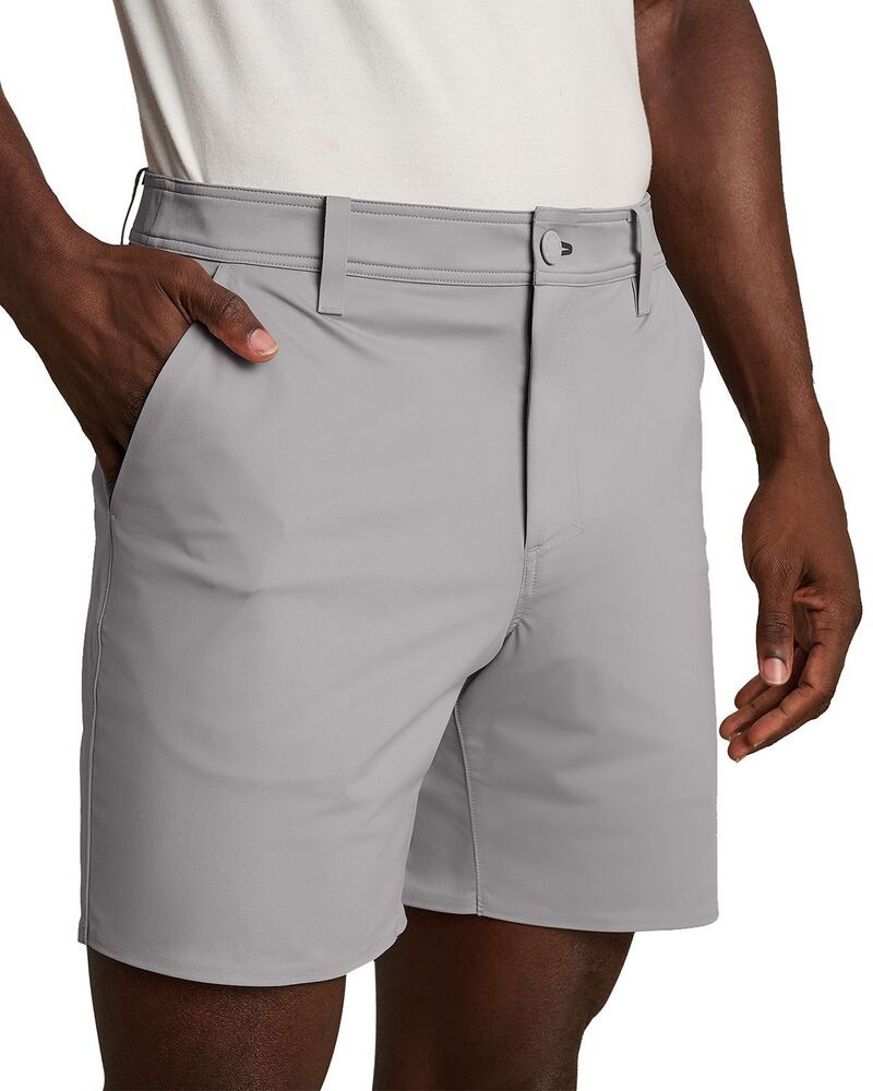 ローヌ メンズ ボトムス ハーフパンツ・ショーツ ショートパンツ Rhone Commuter Flyweight 7 Shorts Light Gray グレー