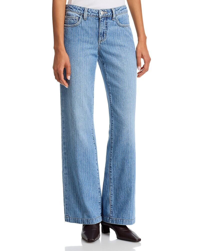 ラジャンス レディース ボトムス デニムパンツ ワイドレッグ ローライズ ジーンズ LAGENCE Joanne Low Rise Wide Leg Jeans in Carmel