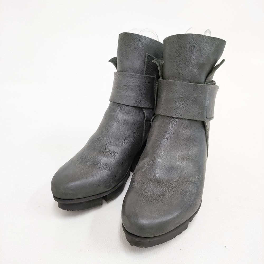 trippen Ace エース black サイズ36 ベルクロ シューズ・靴 クロ レディース トリッペン【中古】6-0511G◎
