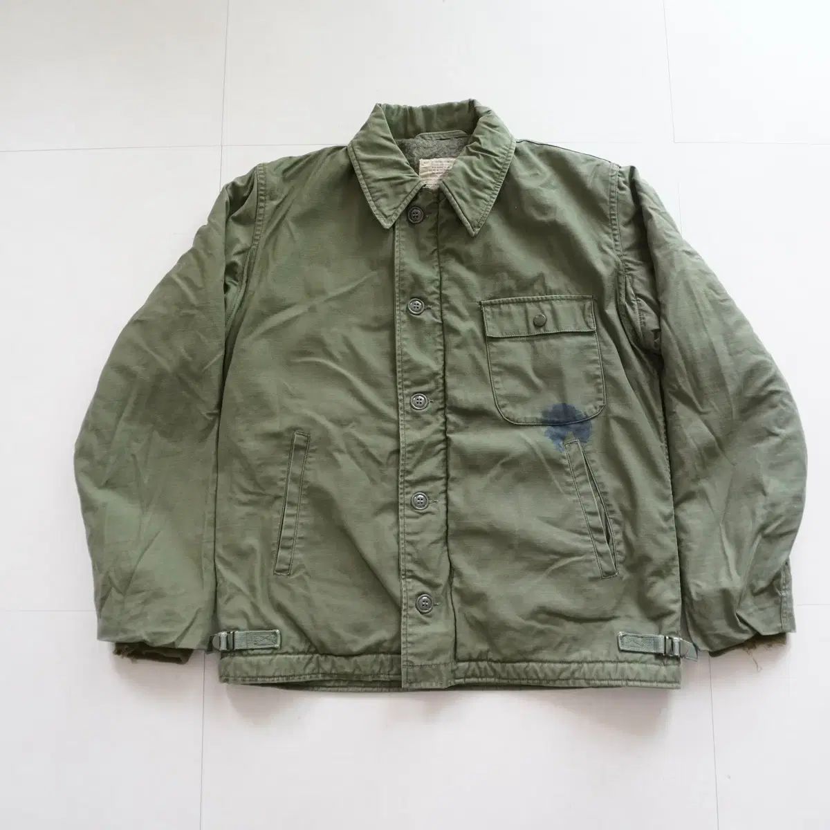 60s オリジナル アメリカ海軍 USN A-2 デッキジャケット M